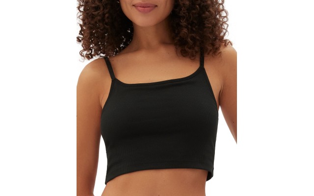  Body Women’s Logo Comfort Cropped Bralette GPW01042, Black, Small