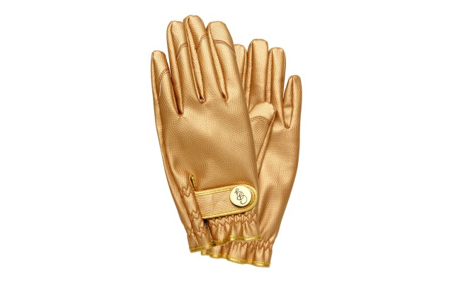  Gardening Gloves Premium Water and Dirt Repellent Designer Working Gloves, Gold