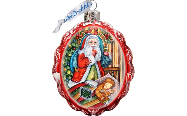  Christmas Night Glass Keepsake Ornament, Christmas Decor