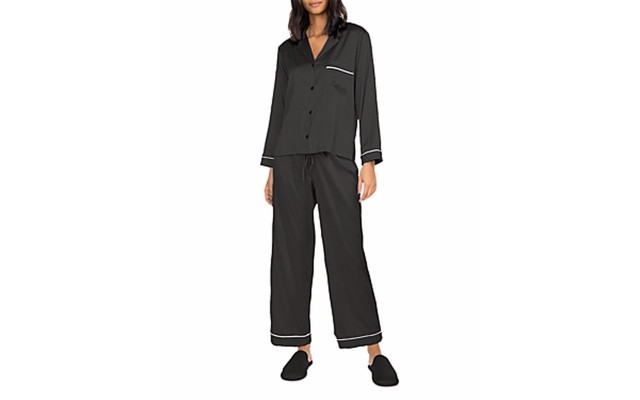  Nikki Pajama Set, Charcoal, Small
