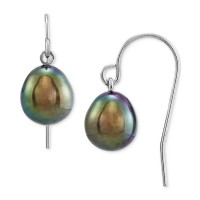 Giani Bernini Cultured Freshwater Pearl (7-8mm) Drop Earring