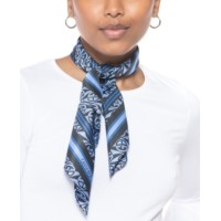 Giani Bernini Logo Diamond Printed Bandana Scarf, Blue