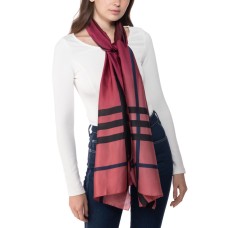 Giani Bernini Ombre Plaid Oblong Scarf, Red