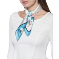 Giani Bernini Womens Butterfly Tropical Bandanna Scarf, Blue
