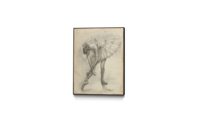  Antique Ballerina Study II Ready-to-Hang Canvas Wall Art, 11 x 14, Neutral