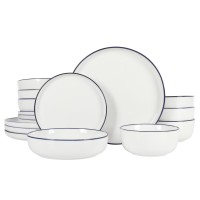 Gibson Home Oslo 16 Piece Dinnerware Set – White