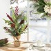  20 in. Christmas Floral Table Tree Decor