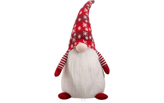  Christmas Gnome Standing Decor, Red, 25.59″