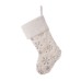  Plush with Snowflake Christmas Stocking