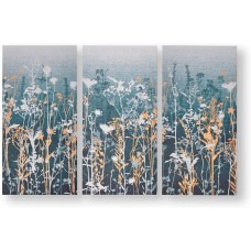 Graham & Brown Wildflower Meadow Wall Art, Teal