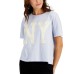  Juniors’ Ny Short-Sleeve T-Shirt Light Blue/S