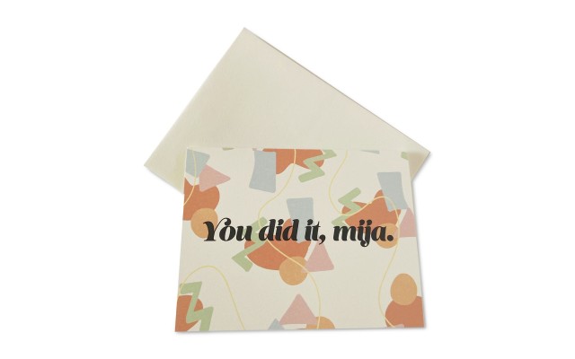 Grl Collective You Did It Mija Card Other, Beige, 5.5″ x 4.25″