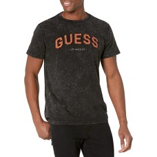 GUESS Men’s College Crewneck Short Sleeve Tee