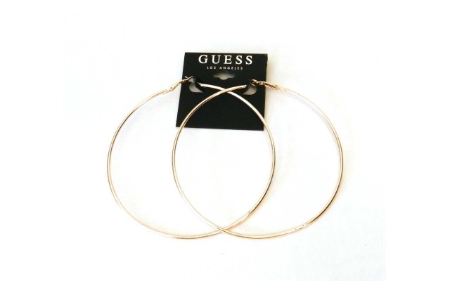  Rose Gold Thin Hoop Earrings