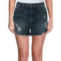 GUESS Women’s Claudia High Rise Shorts, Dayton Wash/Gray, 26