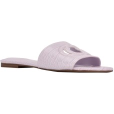Guess Women’s Tashia Flat Sandal, Lilac, 9.5