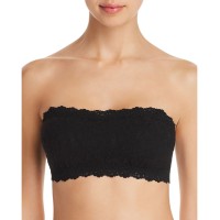 Hanky Panky Women’s Signature Lace Padded Bandeau Bra Black, X-Small