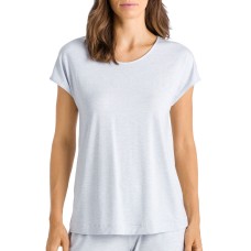 Hanro Women's Natural Elegance Short Sleeve Sleep Tee