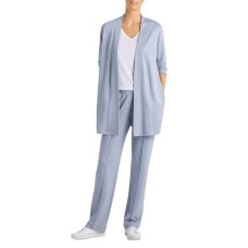 Hanro Women’s Pure Comfort Cardigan, Grey Medium