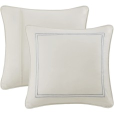 Harbor House Chelsea Paisley Euro Sham, White, 26×26