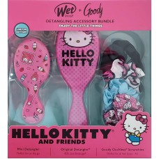 Hello Kitty and Friends Wet Brush + Goody Detangling Accessory Bundle