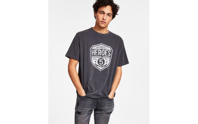  Men’s Logo Graphic T-Shirt, Gray, XX-Large
