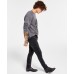  Mens Moto Super-Slim Fit Jeans, 31X32, Black