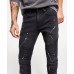  Mens Moto Super-Slim Fit Jeans, 31X32, Black