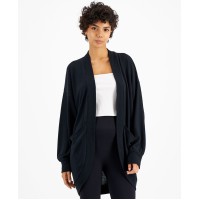 Hippie Rose Juniors Cocoon Cardigan, Black, Small