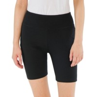 Hippie Rose Juniors’ High-Rise Biker Shorts, Black, X-Small
