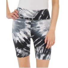 Hippie Rose Juniors High-Rise Graphic Biker Shorts