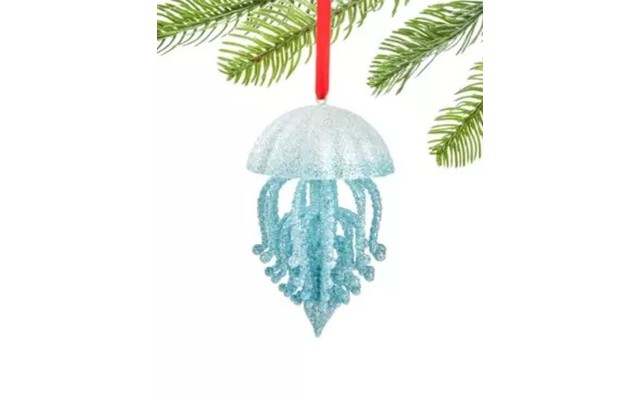  At The Beach And Seaside Ombre Octopus Ornament