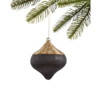 Holiday Lane Black Tie Onion Ornament