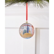 Holiday Lane Chicago 2021 Disk Ornament, Multi