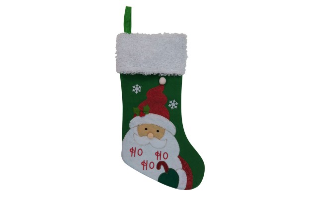  Christmas Cheer Green Stocking, 20″