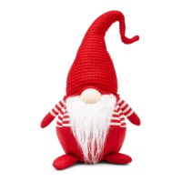Holiday Lane Christmas Cheer Red Gnome with White Beard Ornament