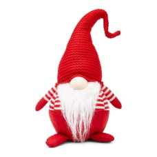 Holiday Lane Christmas Cheer Red Gnome with White Beard Ornament