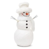 Holiday Lane Cozy Christmas 16″H Paperpulp Snowman Decor