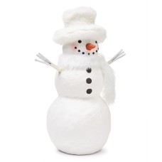 Holiday Lane Cozy Christmas 16″H Paperpulp Snowman Decor