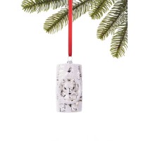 Holiday Lane Cozy Christmas Sliver Glitter Squirrel Ornament