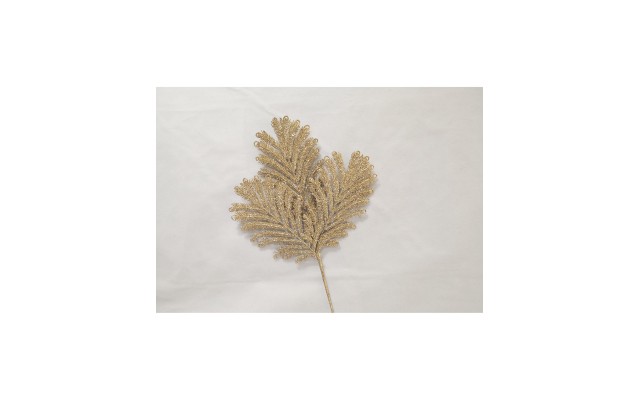  Crystal Elegance Gold Glitter Pick Ornament