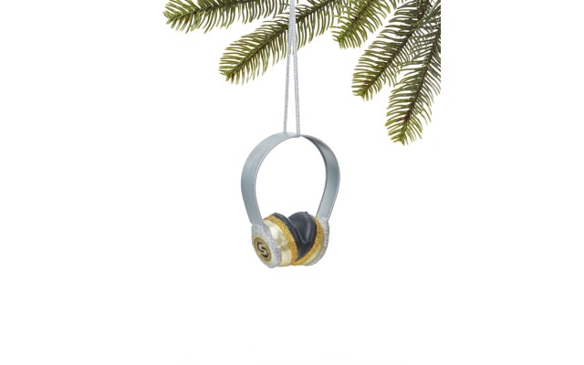  Fashion Week Glass Earphone Ornament, Silver