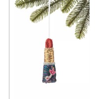 Holiday Lane Fashion Week Sequined Lipstick Ornament