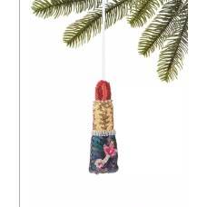 Holiday Lane Fashion Week Sequined Lipstick Ornament