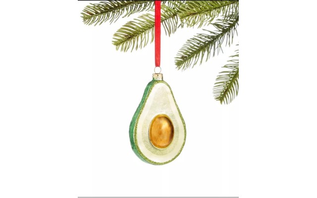 Holiday Lane Foodie and Spirits Avocado Ornament