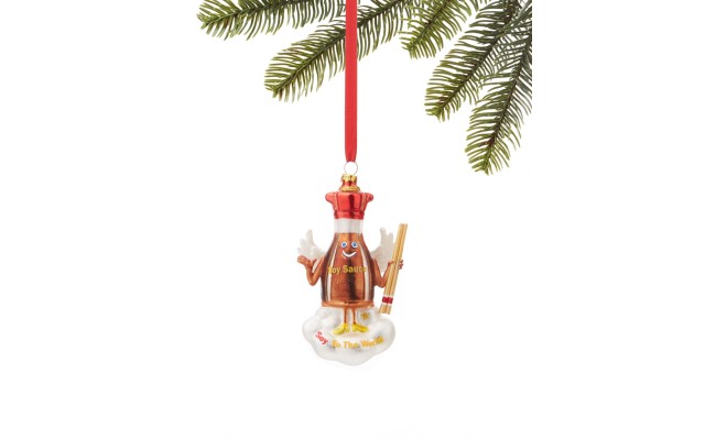  Foodie and Spirits Soy Sauce Angel Ornament, Multi