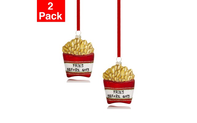  French Fries Ornament, Set of 2