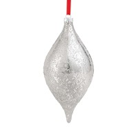 Holiday Lane Glass Drop with Random Paint Ornament