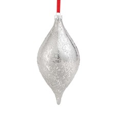 Holiday Lane Glass Drop with Random Paint Ornament