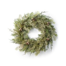 Holiday Lane Green House 26″ Greenery Wreath